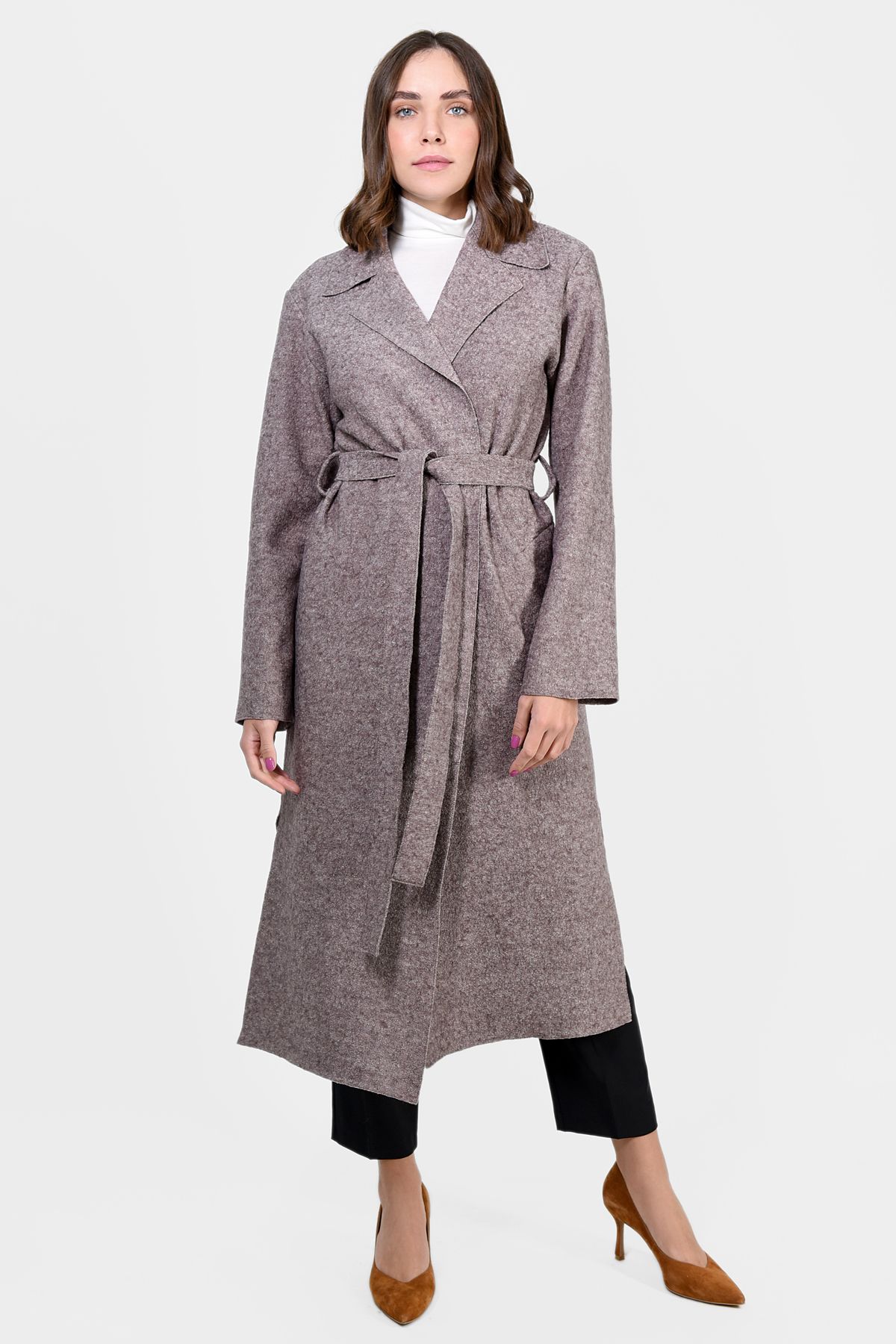 Пальто: Пальто Эмми в составе 60% шерсть 40% вискоза, цена от 22500 руб. в интернет-магазине LinoRusso