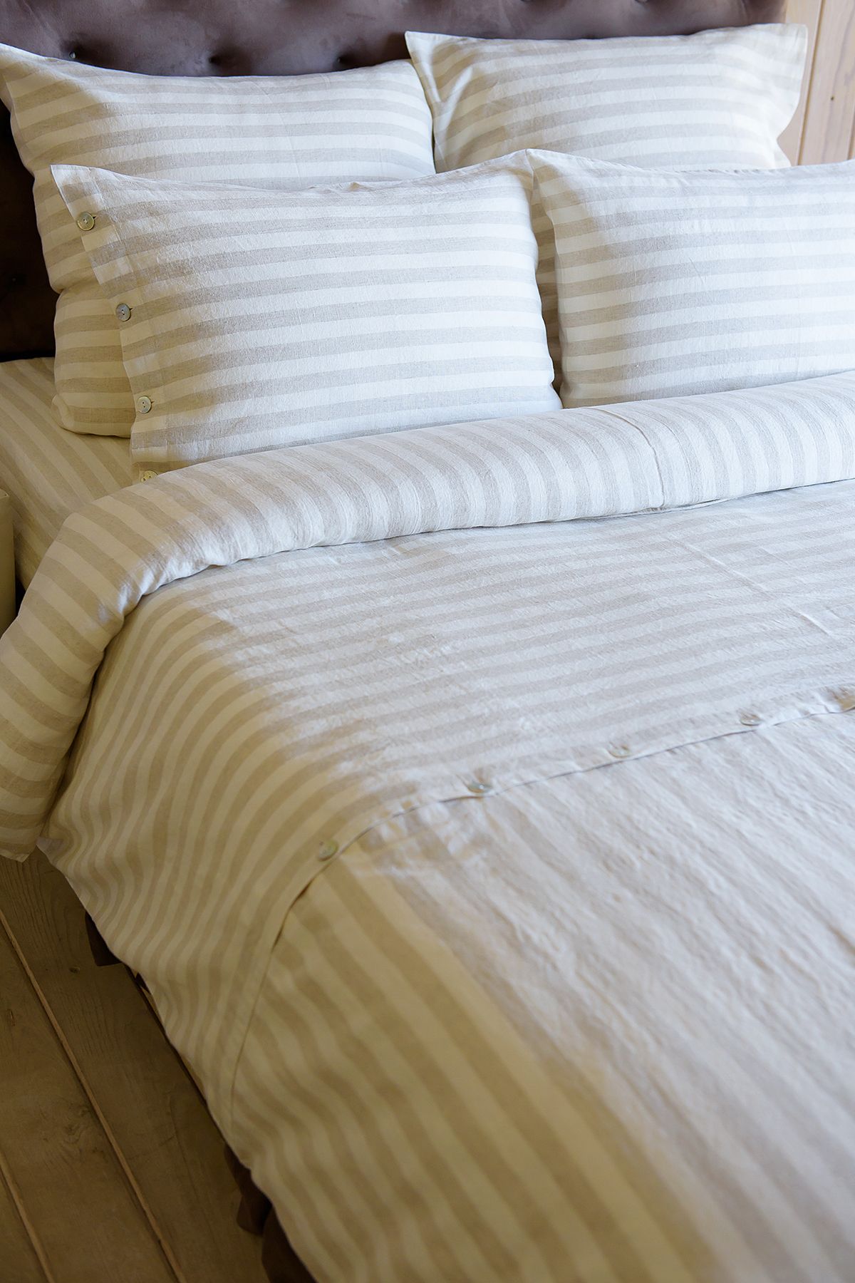 Льняное постельное белье: КПБ Стиль в составе 55% лен 45% хлопок, цена от25500 руб. в интернет-магазине LinoRusso